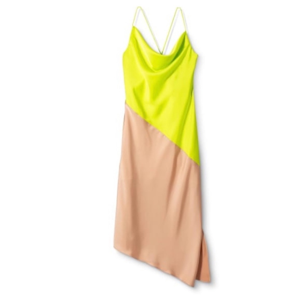 Cushnie Colorblock Slip Dress NWT Size 12 - Picture 5 of 5